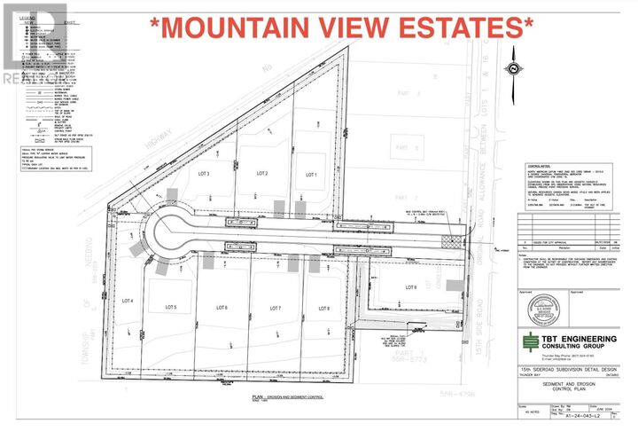 Property Photo:  Lot #5 Mountain View Dr.  ON P7J 1E2 
