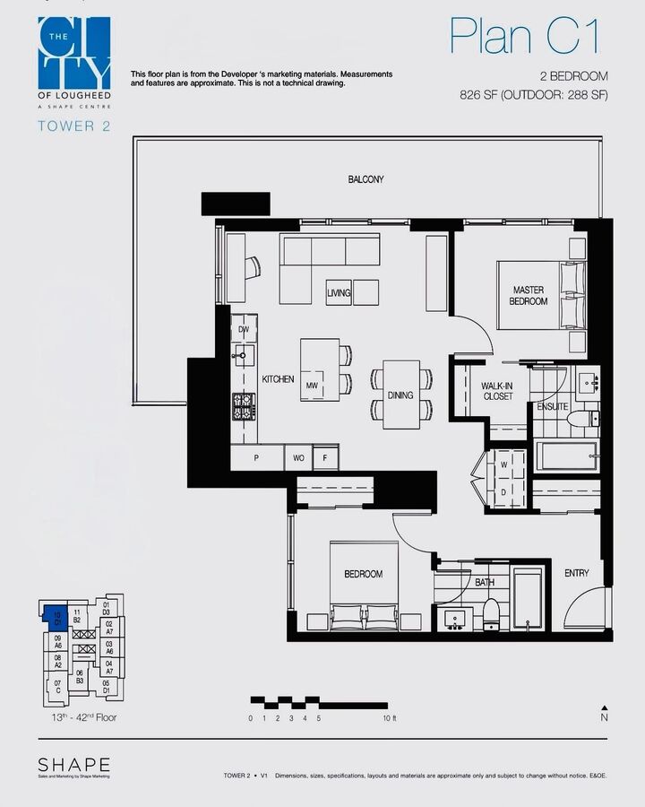 Property Photo: 3833 Evergreen Place 2510 BC V3J 0M2