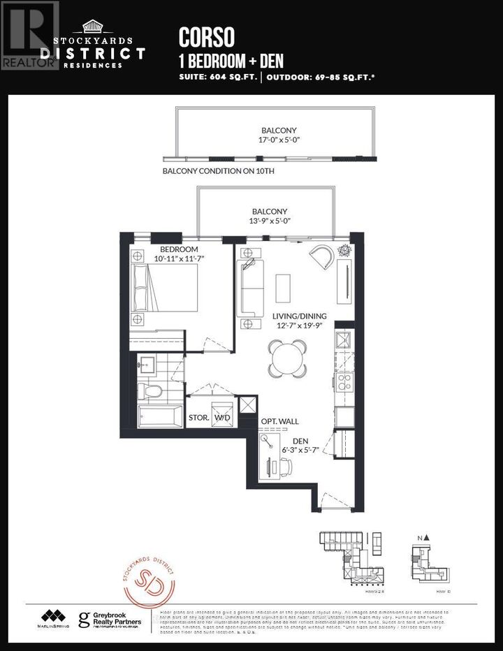 Property Photo: 2300 St. Clair Avenue West 1011 ON M6N 0B3