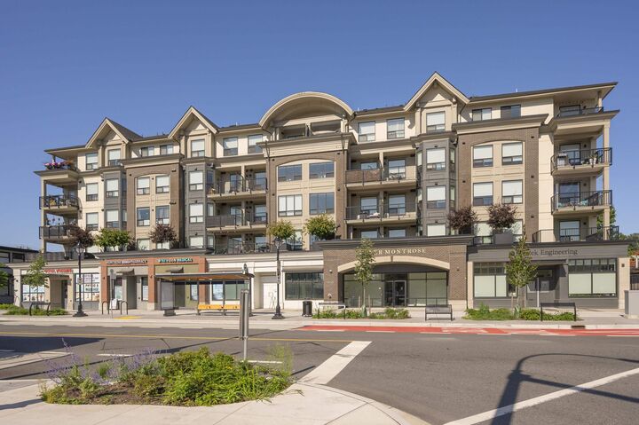 Property Photo:  2493 Montrose Avenue 326  BC V2S 3T2 