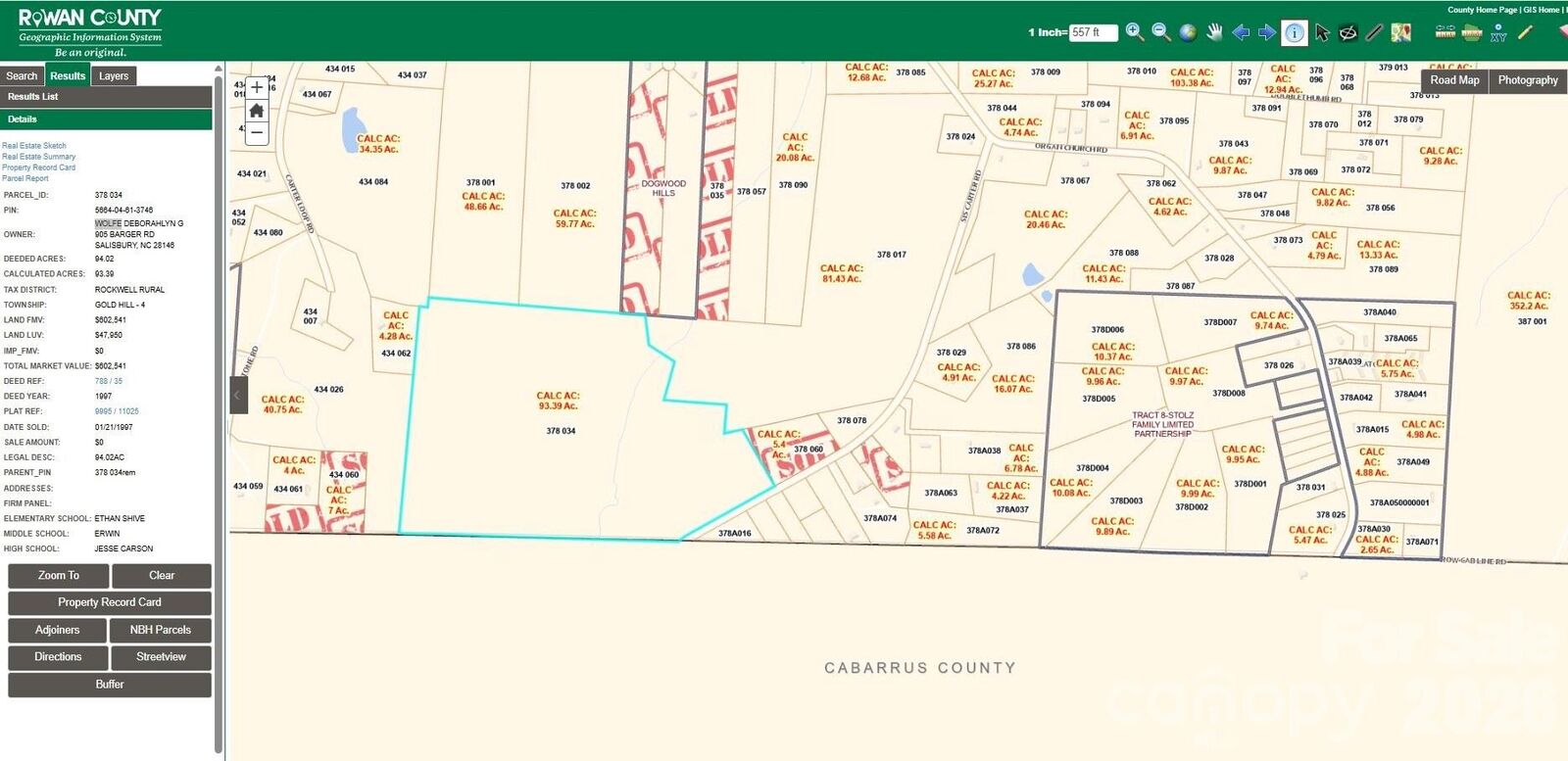Property Photo:  0 Sisk Carter Road  NC 28138 