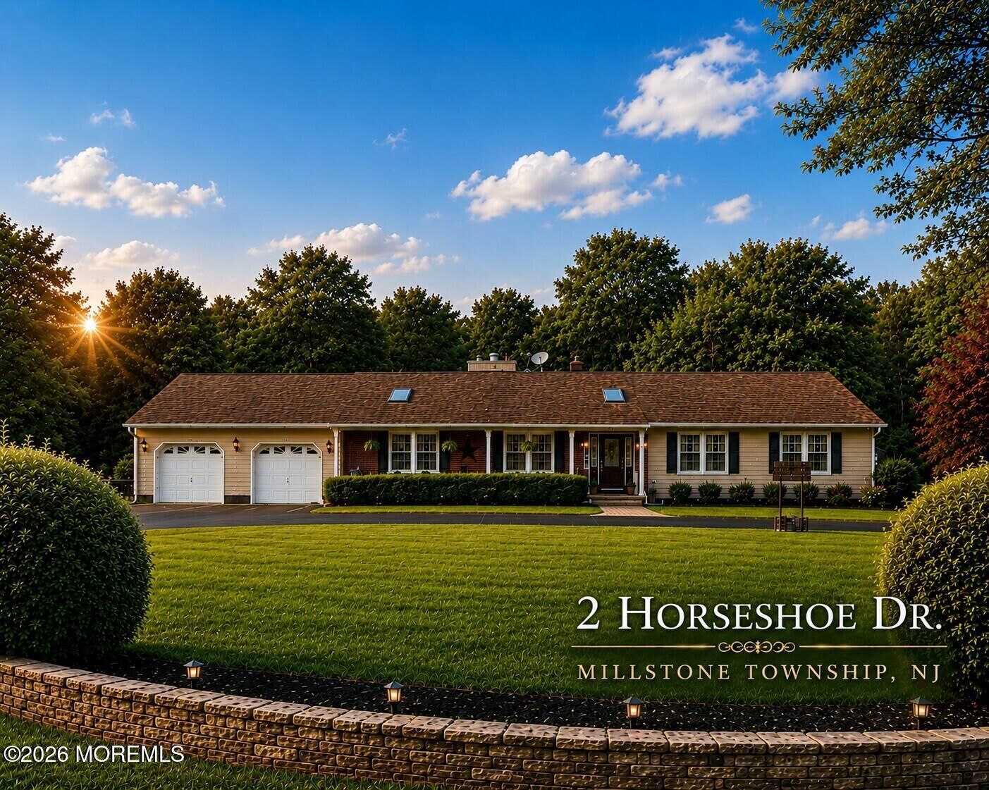 Property Photo: 2 Horseshoe Drive NJ 08535