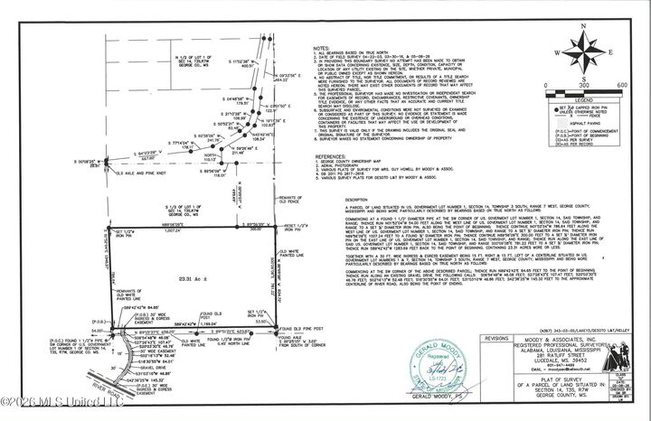 Property Photo:  24.48ac River Road  MS 39452 