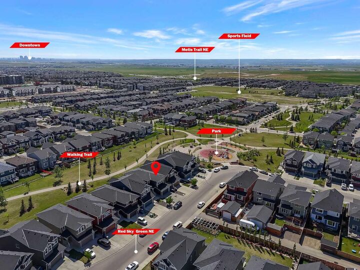 Property Photo:  98 Red Sky Green NE  AB T3N 0V5 