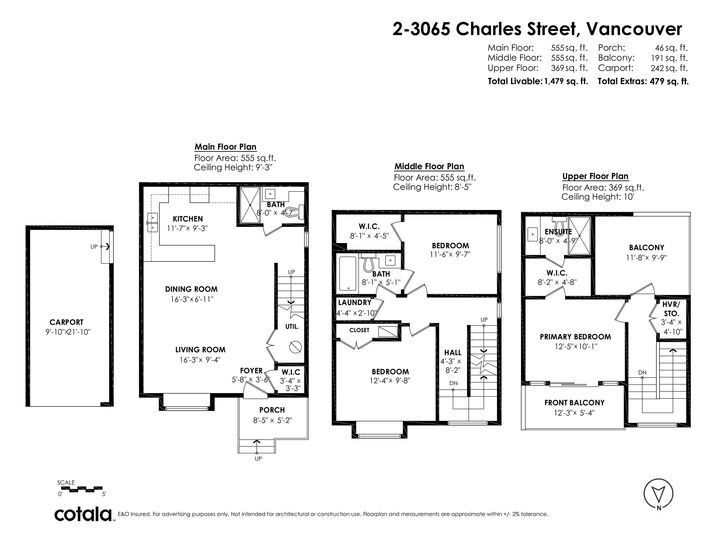 Property Photo: 3065 Charles Street 2 BC V5K 3B6