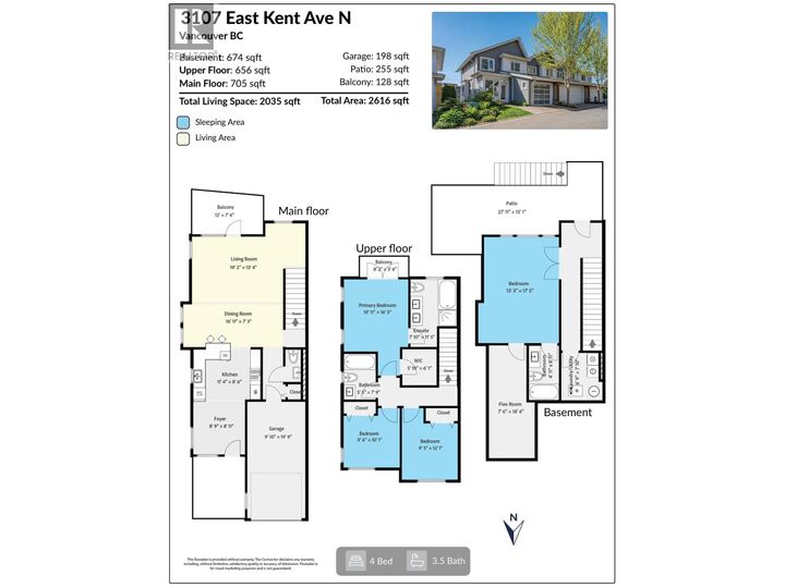 Property Photo:  3107 East Kent Avenue North Avenue  BC V5S 4Y1 