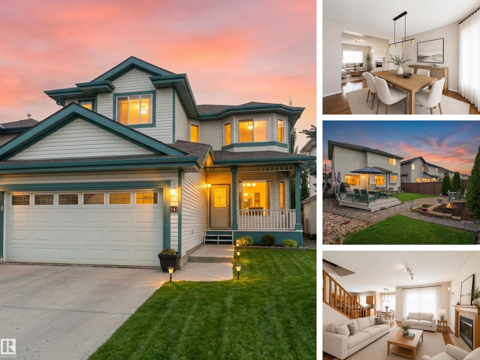 Property Photo:  243 Hilliard Green Green NW  AB T6R 3G5 