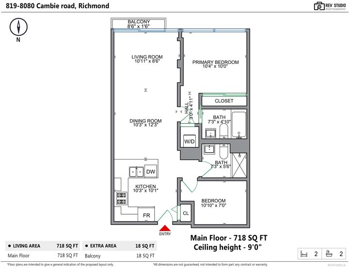 Property Photo:  8080 Cambie Road 819  BC V6X 0C1 
