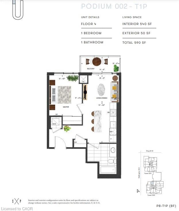 Property Photo: 15 Wellington Street S 1014 ON N2G 0E4