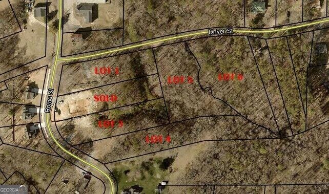Property Photo:  5 Lots Rome St. &Amp Driver Street  GA 30179 