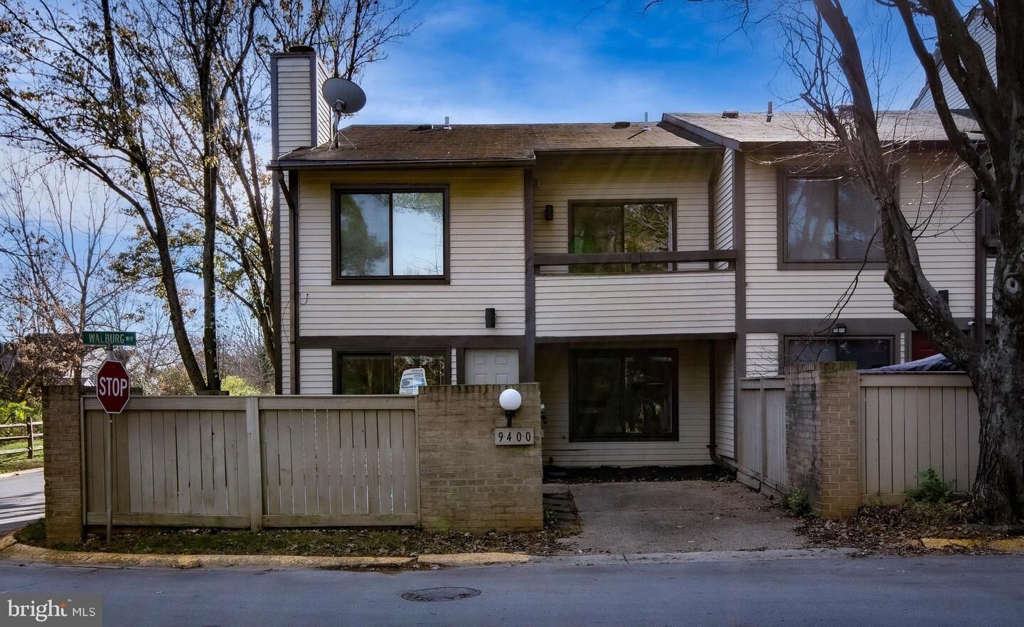 Property Photo: 9400 Walburg Way MD 20886