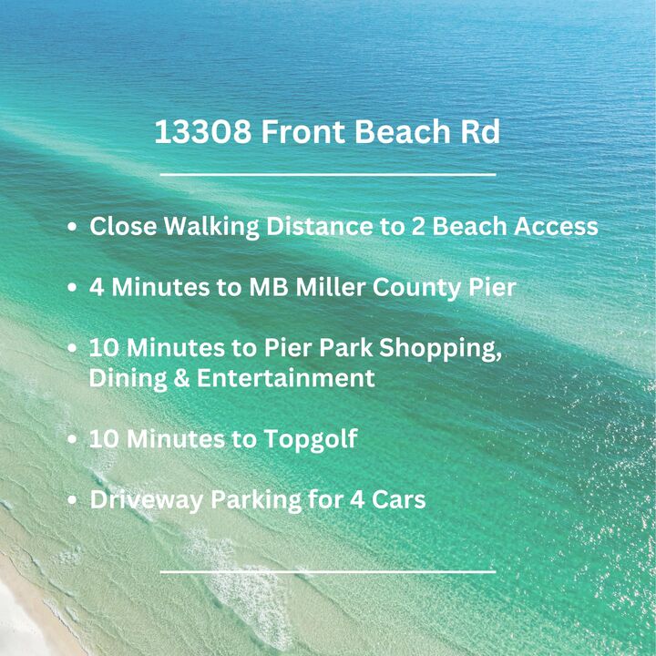 Property Photo: 13308 Front Beach Road FL 32407