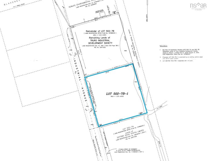 Property Photo:  502-7B-1 Industrial Avenue  NS B2N 6V8 