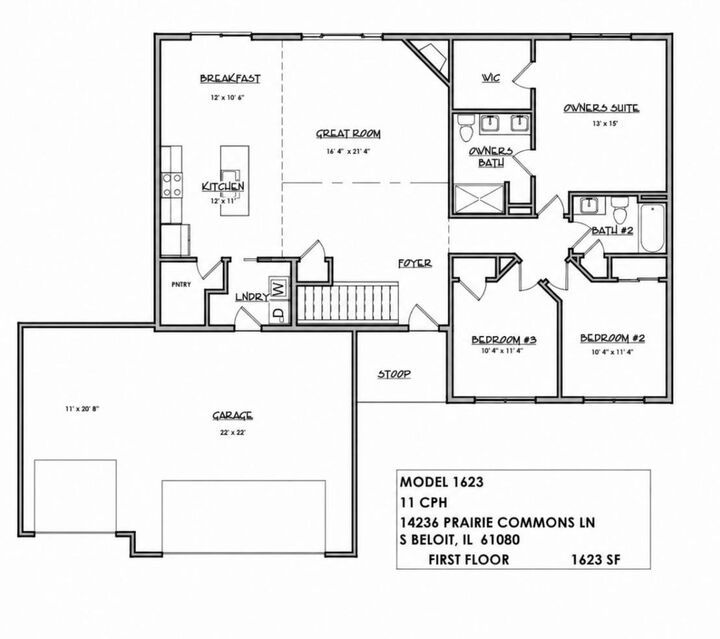 Property Photo:  14236 Prairie Commons Lane  IL 61080 
