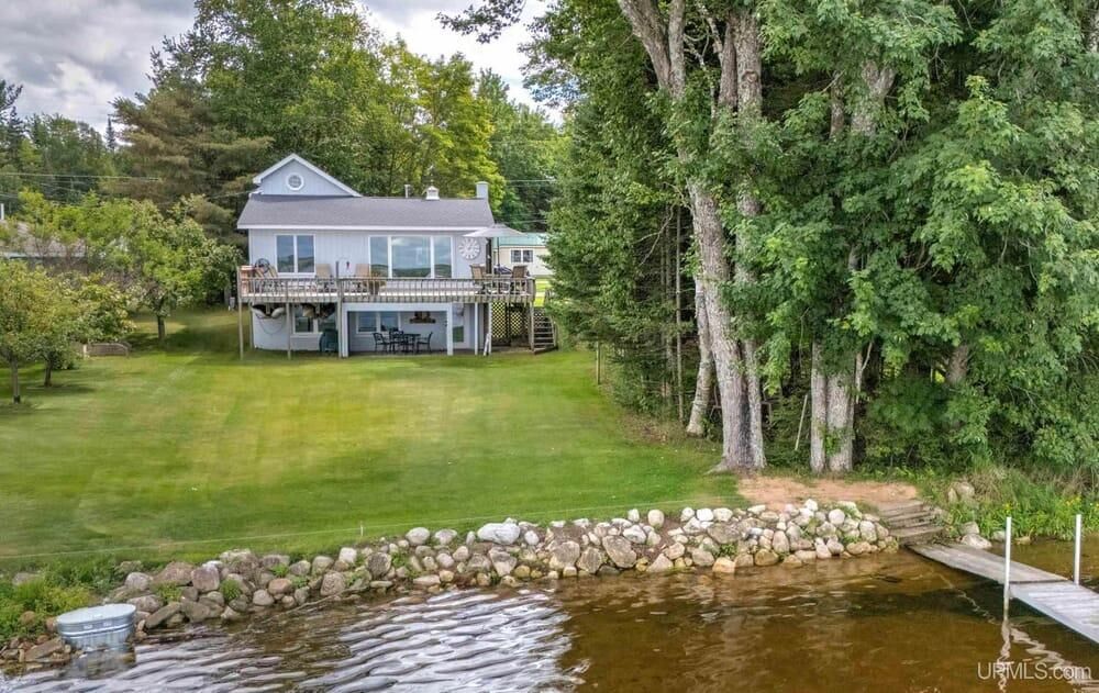 Property Photo:  7665 Millecoquin Lake Rd  MI 49827 