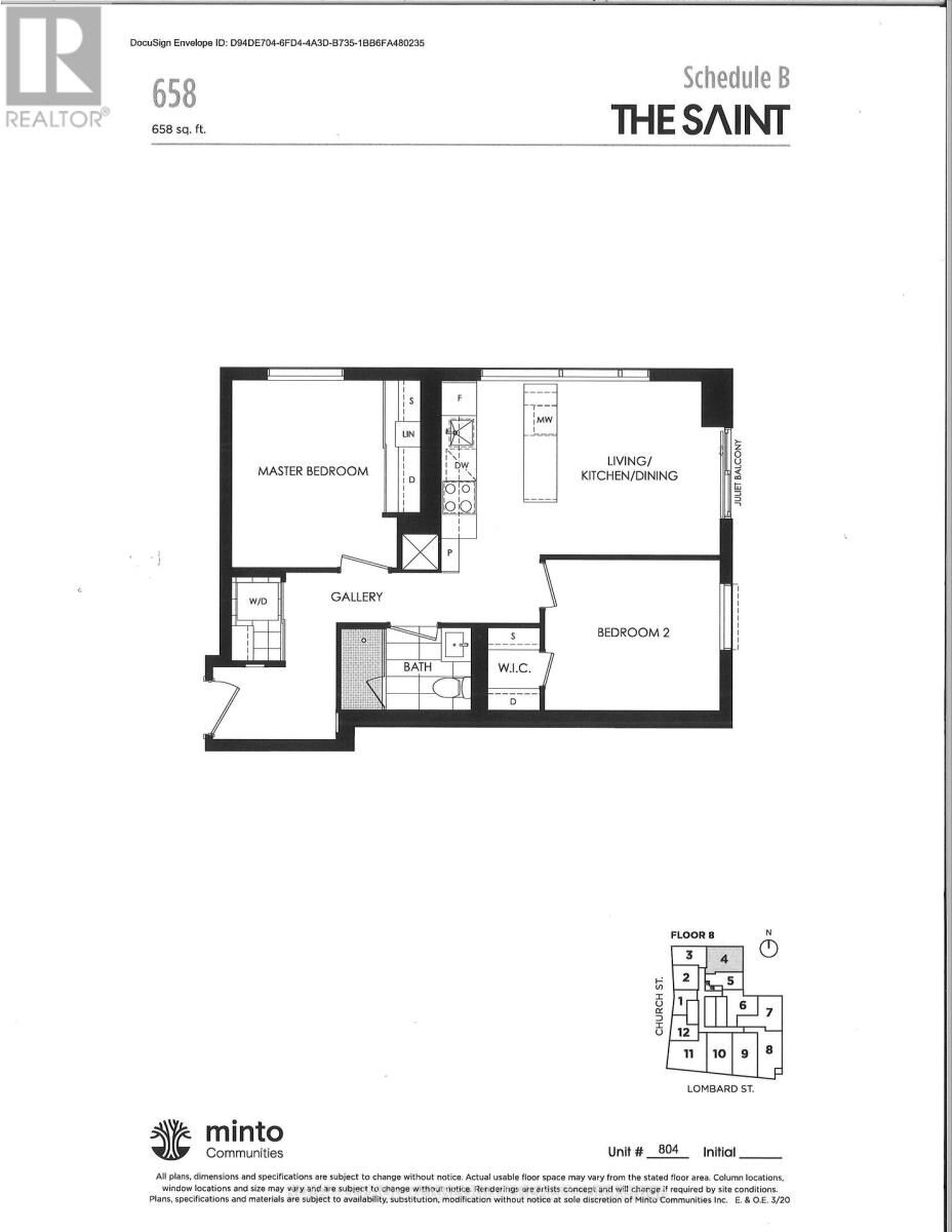 Property Photo:  89 Church Street 804  ON M9N 1N4 