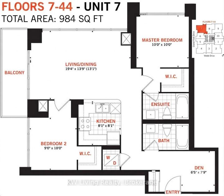 Property Photo: 3975 Grand Park Drive 2807 ON L5B 0K4