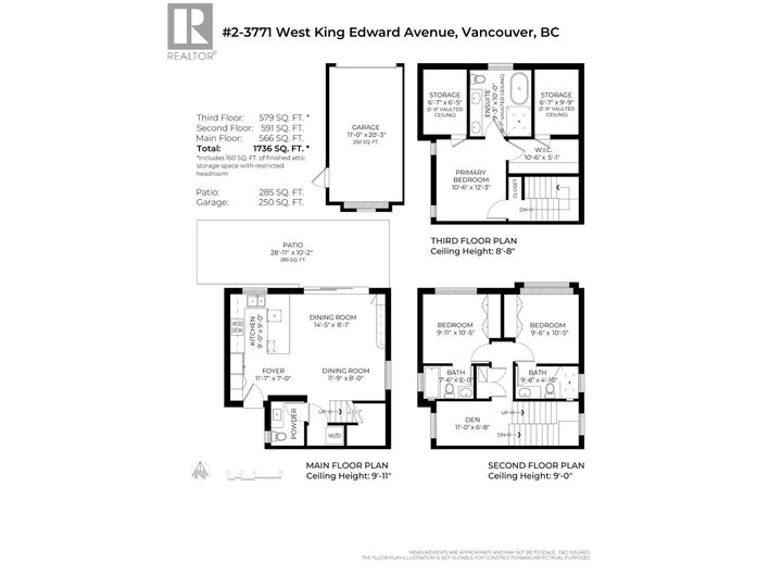 Property Photo:  3771 West King Edward Avenue 2  BC V6S 1M8 