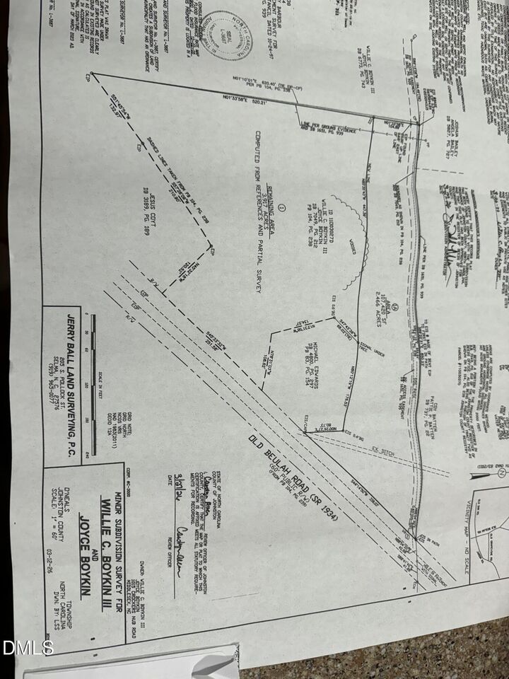 Property Photo: 00 Old Beulah Road NC 27542