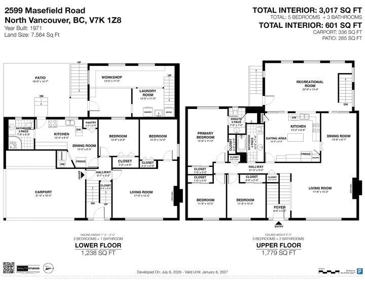 Property Photo: 2599 Masefield Road BC V7K 1Z8