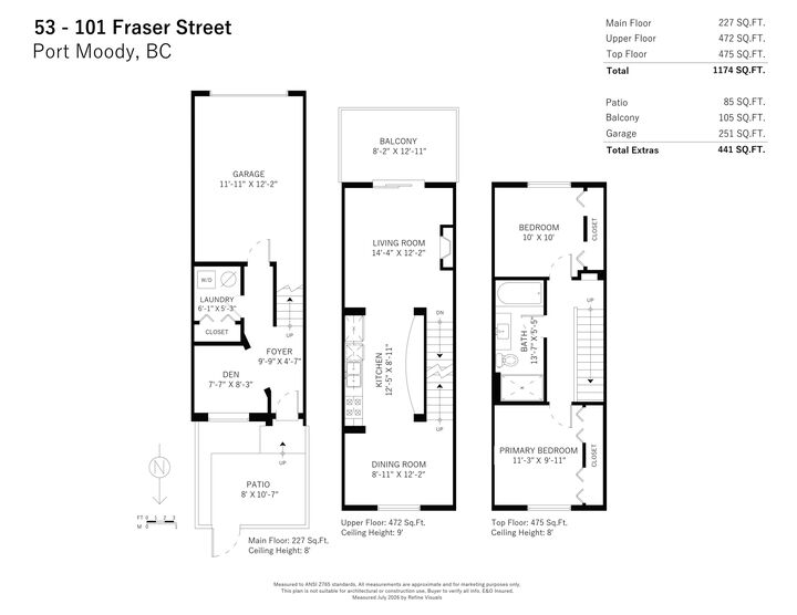 Property Photo: 101 Fraser Street 53 BC V3H 0C6