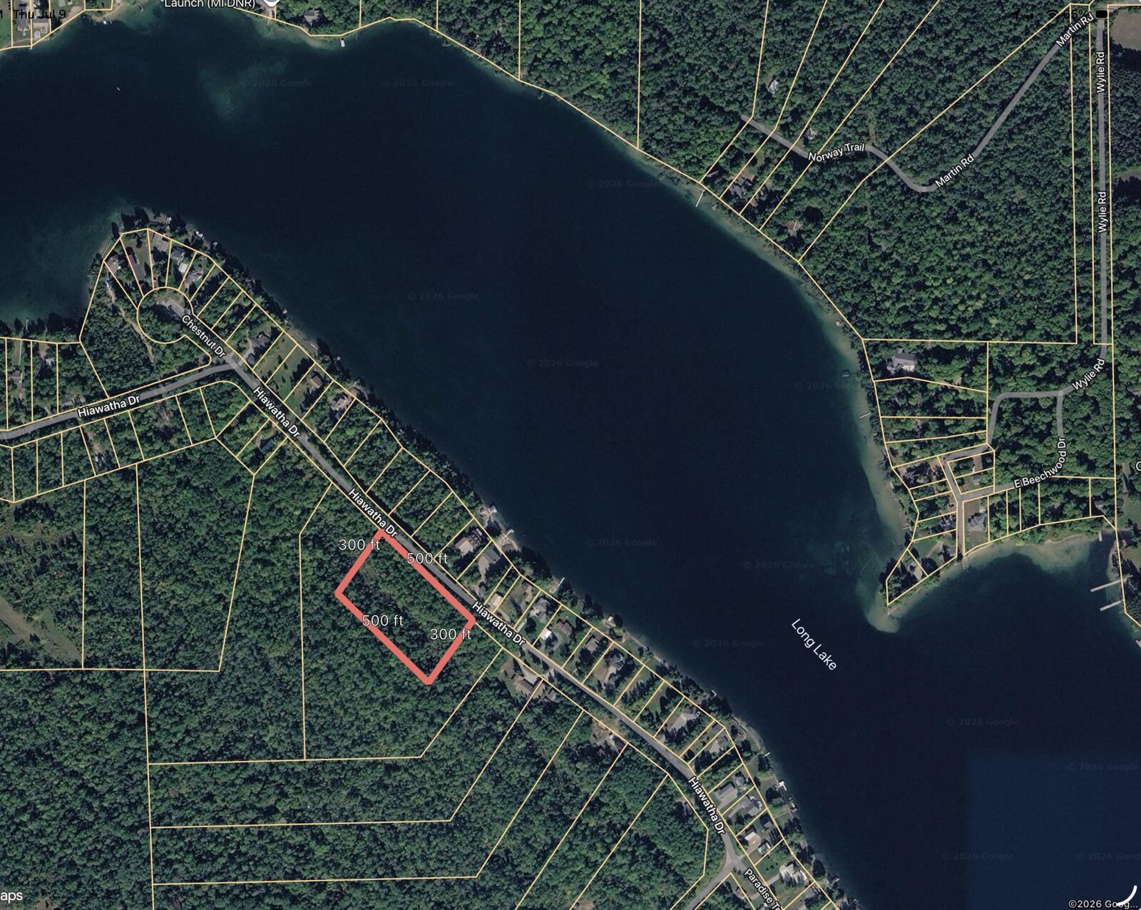 Property Photo: V/L Hiawatha Drive MI 49721