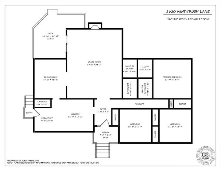 Property Photo:  1620 Windyrush Lane  NC 28054 