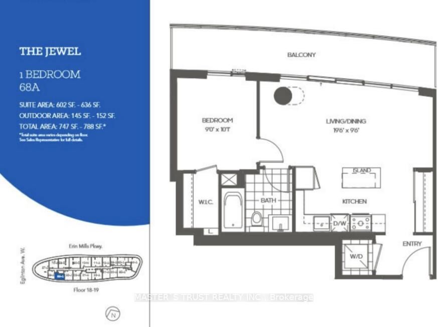 Property Photo: 2520 Eglinton Avenue W 1804 ON L5M 0Y4