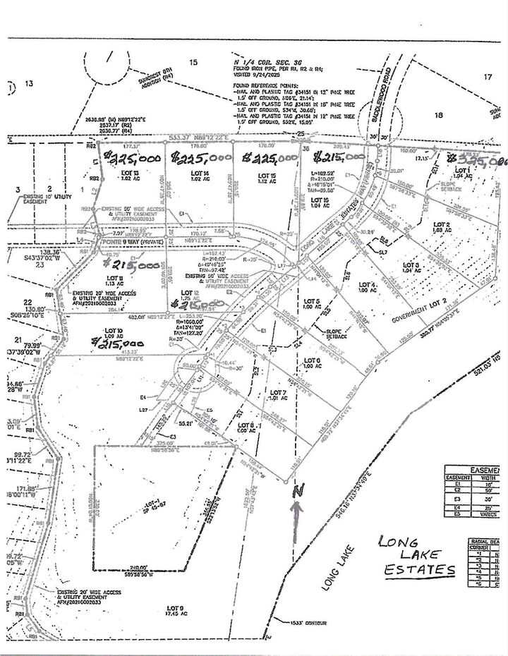 Property Photo: Lot 14 Long Lake Estates Est WA 99026
