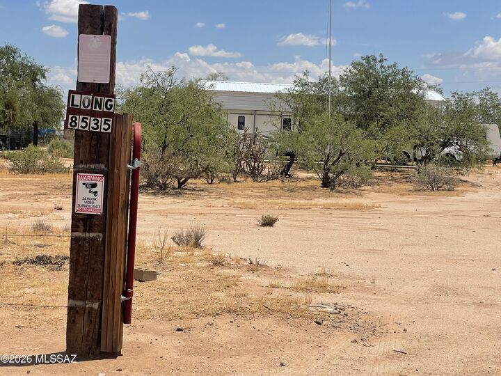 Property Photo: 8535 S Marstellar Road AZ 85736