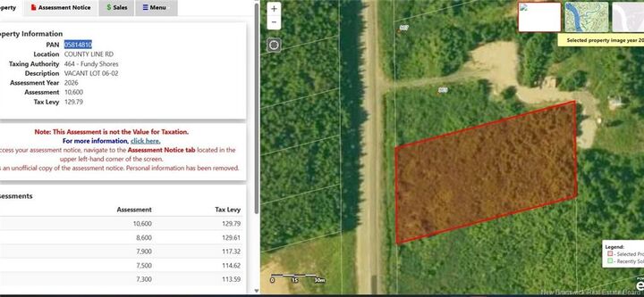 Property Photo:  Vacant Lot-1 Route 790  NB E5J 1S2 