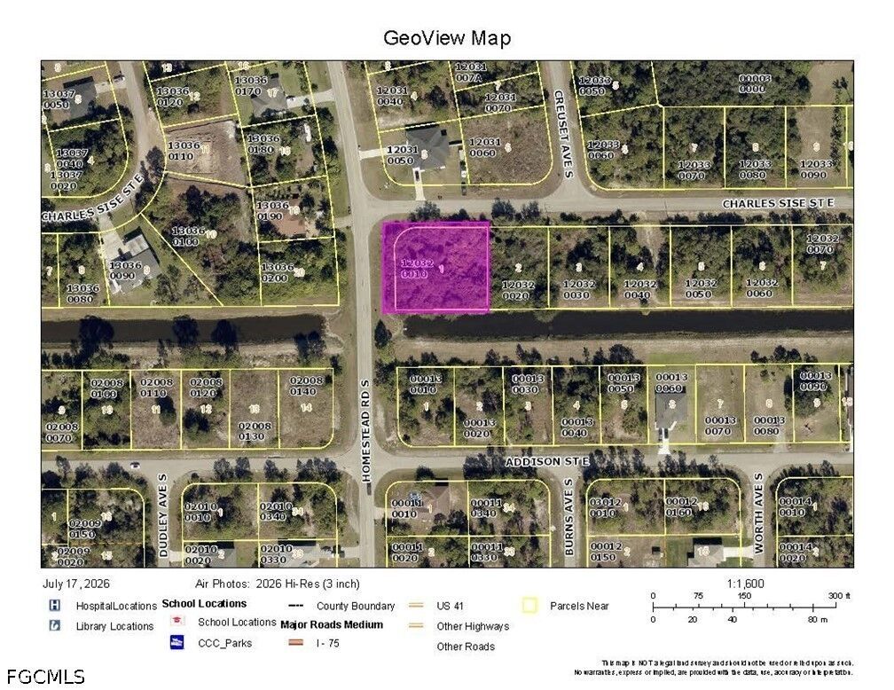 Property Photo: 600 Charles Sise Street E FL 33974