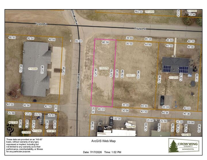 Property Photo: Tbd Poplar Street MN 56441