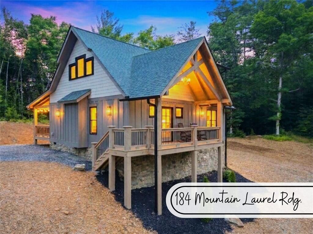 Property Photo: 184 Mountain Laurel Ridge GA 30559