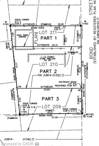 Property Photo: Lot 1 Bond Street ON N1R 4B6