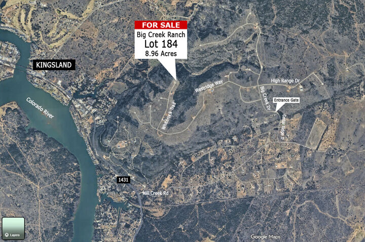 Property Photo: Lot 184 Whiterock Trail TX 78639