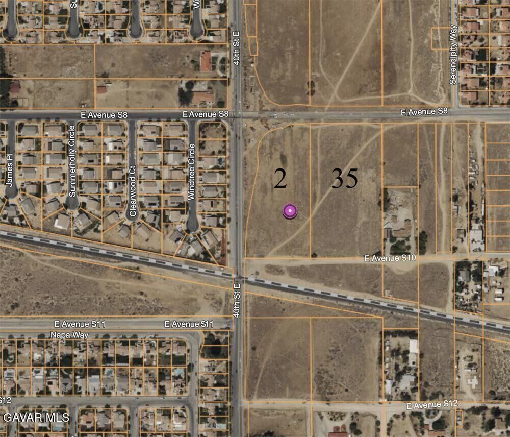 Property Photo: 40th St East &Amp Ave S-8 Avenue CA 93550