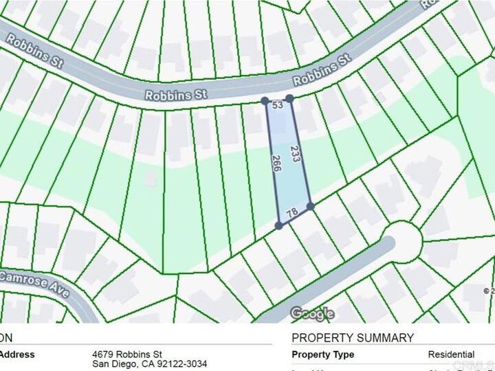 Property Photo:  4679 Robbins Street  CA 92122 