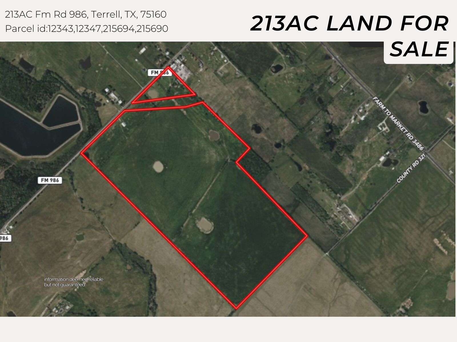 Property Photo: 0 Fm Rd 986 Road TX 75160