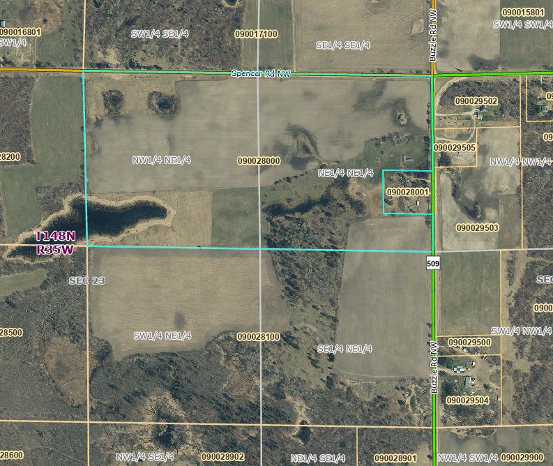 Property Photo:  Tbd Buzzle Road NW  MN 56676 