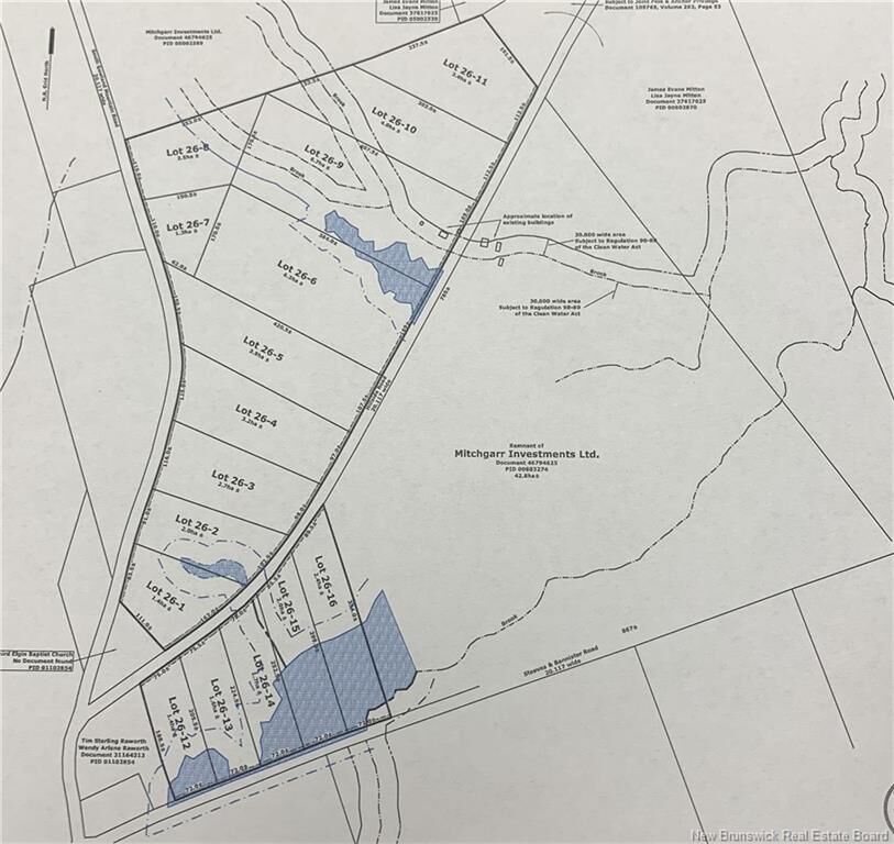 Property Photo:  Lot 26-5 Hillside  NB E4Z 2L3 
