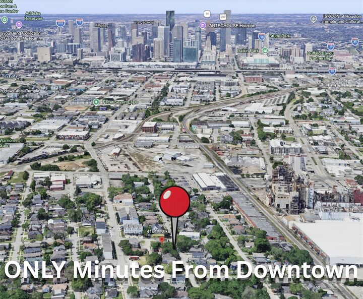 Property Photo: 4104 Walker Street TX 77023