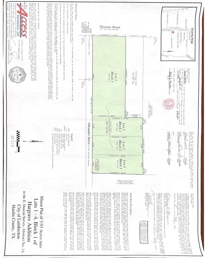 Property Photo:  Lot 3 Oleander  TX 77657 
