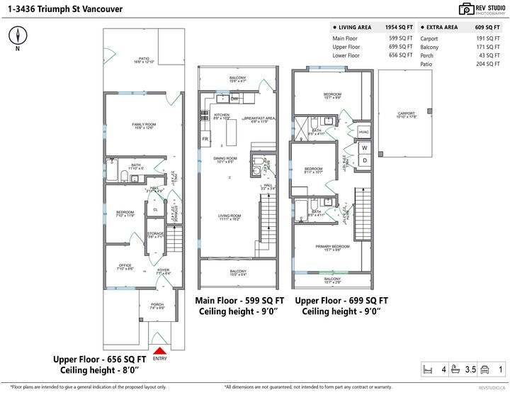 Property Photo:  3436 Triumph Street 1  BC V5K 1T8 