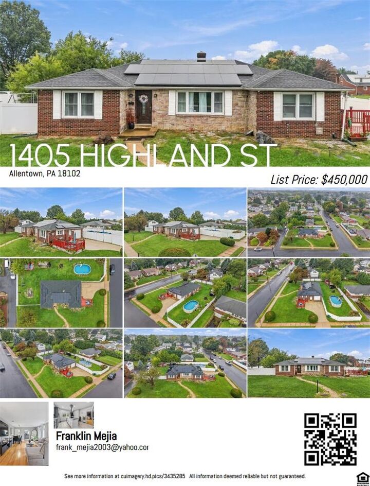 Property Photo:  1405 W Highland Street  PA 18102 