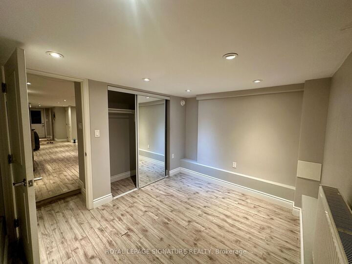 Property Photo:  66 Condor Avenue Bsmt  ON M4J 3M9 