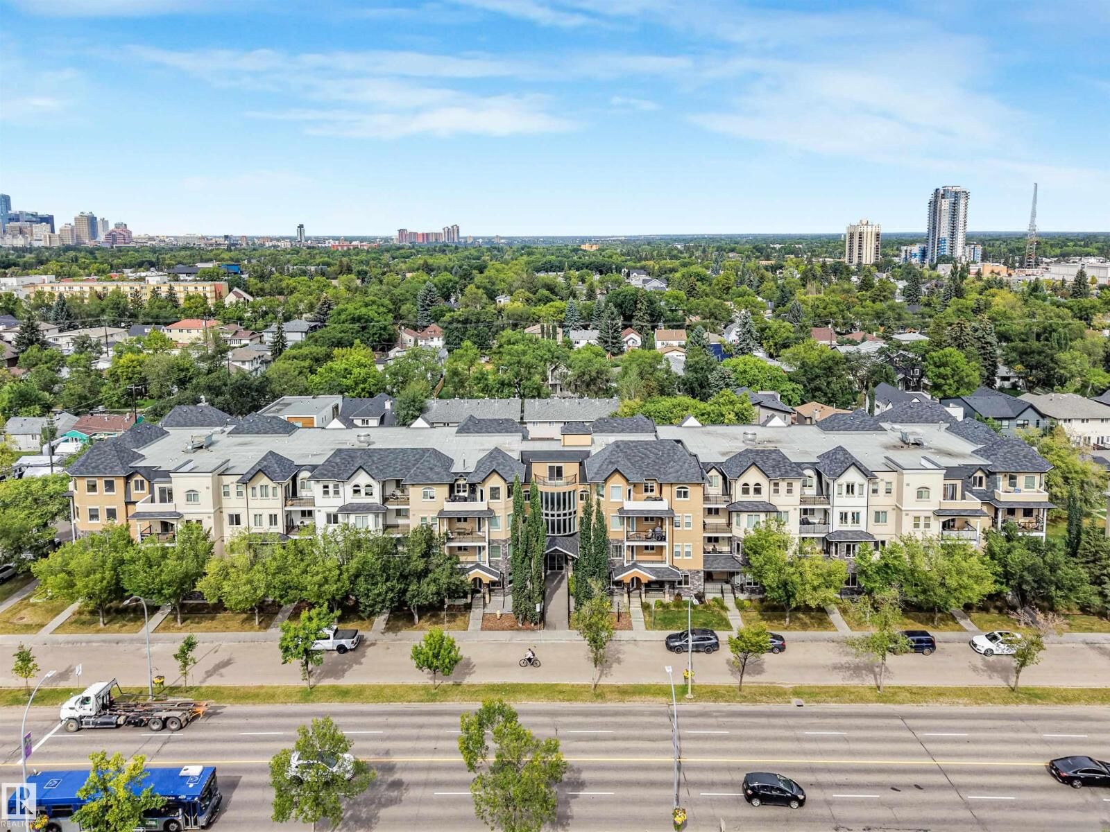Property Photo:  #214 8730 82 Av NW  AB T6C 0Z1 