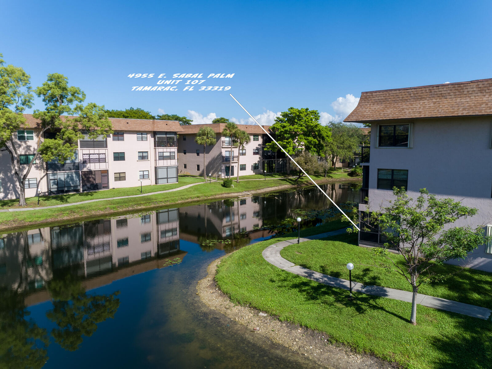 Property Photo: 4955 E Sabal Palm Boulevard 107 FL 33319