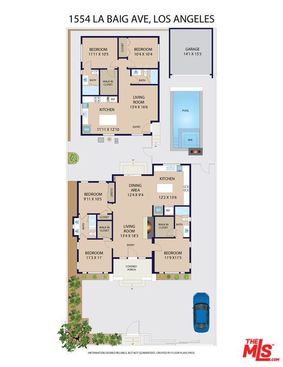 Property Photo: 1556 La Baig Ave CA 90028