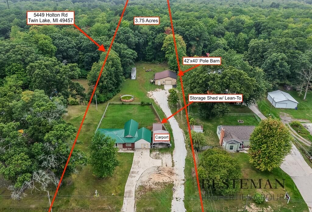 Property Photo: 5449 Holton Road MI 49457-9323